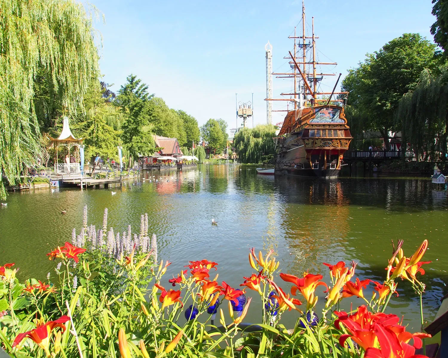 Tivoli Gardens Lake Ship